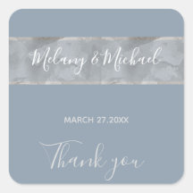 Minimalistischer staubblauer Wasserfarbenstreifen