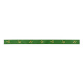 Minimalistischer Sternen-Weihnachtsbaum Satinband (Vorderseite)