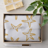 Minimalistischer Sternenbaum Seidenpapier (Geschenk)