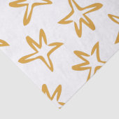 Minimalistischer Sternenbaum Seidenpapier (Detail)