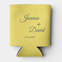 Minimalistischer Stil | Calligrafy Schriftart Wedd Dosenkühler