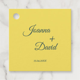 Minimalistischer Stil | Calligrafy Schriftart Wedd Geschenkanhänger