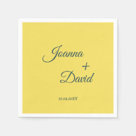 Minimalistischer Stil | Calligrafy Schriftart Wedd Serviette