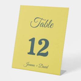 Minimalistischer Stil | Calligrafy Schriftart Wedd Sockelschild