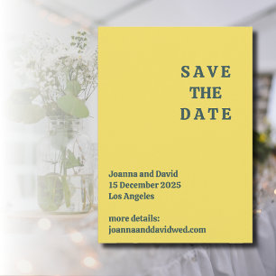 Minimalistischer Stil   Retro-Schreibmaschinen-Sch Save The Date