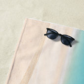 Minimalistischer Strand-Gradient-Handtuch – Sonnen Strandtuch (Beispiel)