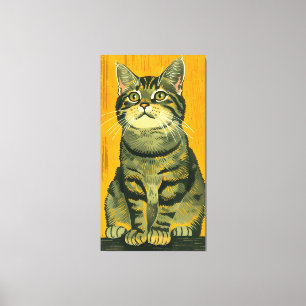 Minimalistischer Streifen Leinwanddruck