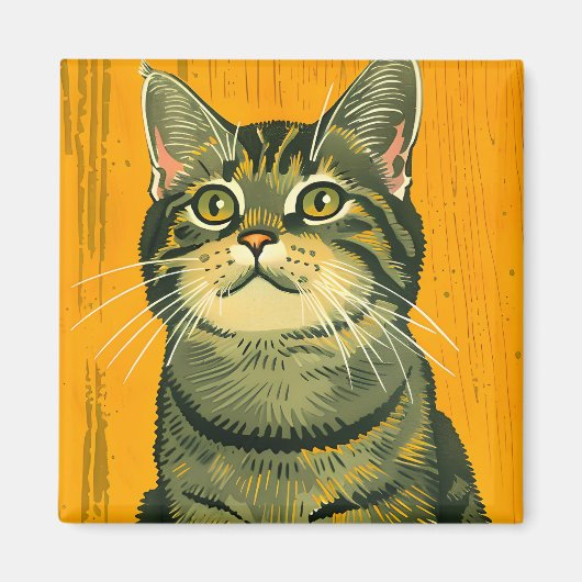 Minimalistischer Streifen Magnet (Vorne)