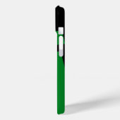 Minimalistischer Streifen, Name, Case-Mate iPhone Hülle (Rückseite / Links)