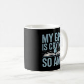 Minimalistischer Student – Mein Notendurchschnitt  Kaffeetasse (VorderseiteRechts)