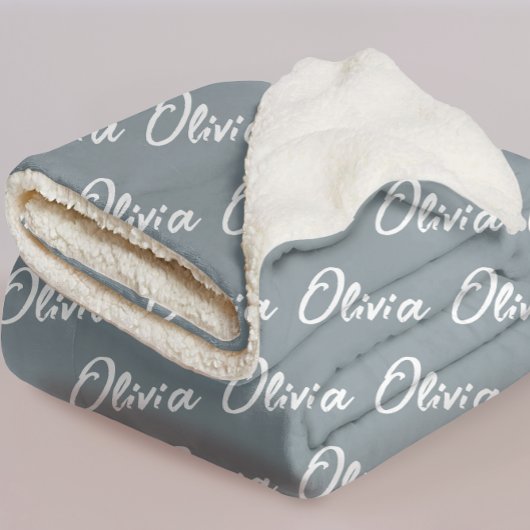 Minimalistischer stürmischer Himmel - Individuelle Sherpadecke