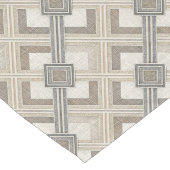 Minimalistischer Tabellenrunner mit geometrischem  Großer Tischläufer (Ecke)