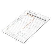 Minimalistischer Tagesplaner - Anpassbarer Name Notizblock (angewinkelt)