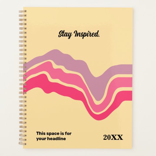 Minimalistischer Tagesplaner - Elegant & Flow Planer (Vorderseite)