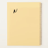 Minimalistischer Tagesplaner - Elegant & Flow Planer (Rückseite)