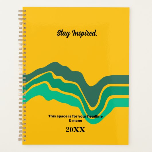 Minimalistischer Tagesplaner - Elegant & Flow Planer (Vorderseite)