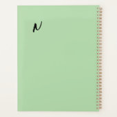 Minimalistischer Tagesplaner - Elegant & Flow Planer (Rückseite)