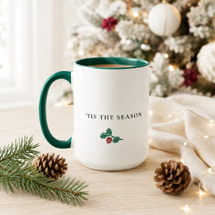 Minimalistischer Tannenbaum-Weihnachten – Die Zeit Tasse