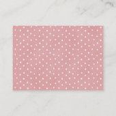 Minimalistischer Teddy Bear wünscht Babydusche Begleitkarte (Rückseite)