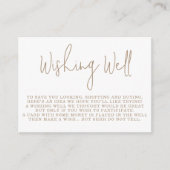 Minimalistischer Teddy Bear wünscht Babydusche Begleitkarte (Vorderseite)