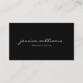 Minimalistischer Termin für moderne Kalligraphie (Vorderseite)