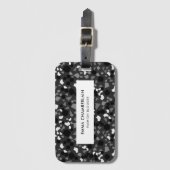 Minimalistischer Terrazzo Print Gepäckanhänger (Vorderseite Vertikal)