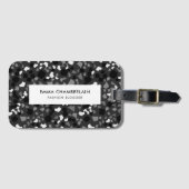 Minimalistischer Terrazzo Print Gepäckanhänger (Vorderseite (Horizontal))