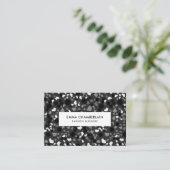 Minimalistischer Terrazzo Print Visitenkarte (Stehend Vorderseite)