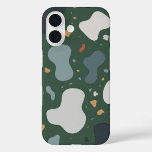 Minimalistischer Terrazzo-Stil - Kundenspezifische iPhone 16 Hülle