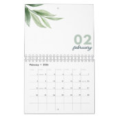 Minimalistischer Tischplaner, 2025 Tischorganisato Kalender (Feb 2026)