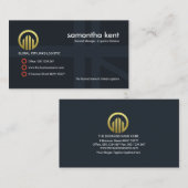 Minimalistischer Transportlogistikmanager Visitenkarte (Vorne/Hinten)