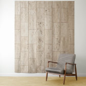 Minimalistischer Travertinstein-Block-Wandhintergr Wandteppich (Beispiel)