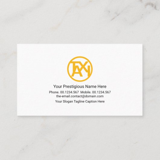 Minimalistischer Treiber für die Registerkarte "Gr Visitenkarte (Rückseite)