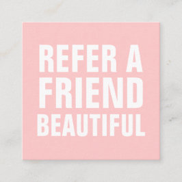 Minimalistischer Trendsetter verweisen auf Pastell Empfehlungskarte