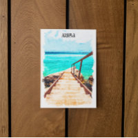 Minimalistischer tropischer Urlaub in Aruba