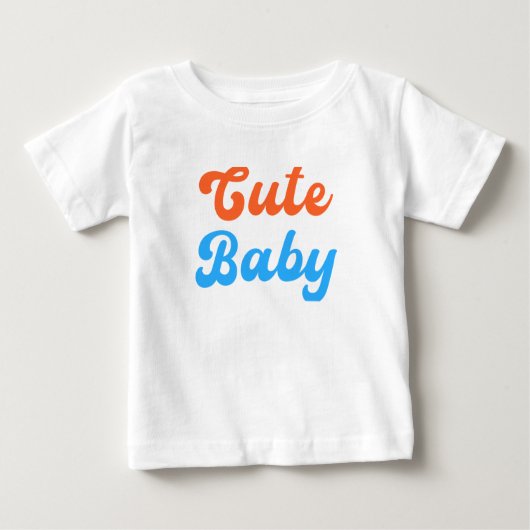 Minimalistischer Typografie-T - Shirt von Kindern (Vorderseite)