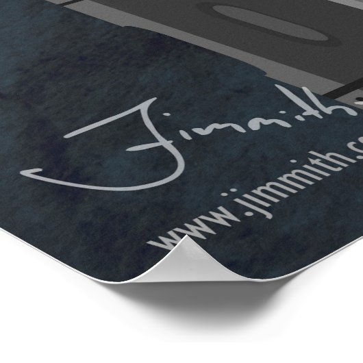 Minimalistischer Unterbehälter Poster (Ecke)