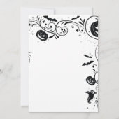 Minimalistischer Urlaub Einladung (Rückseite)