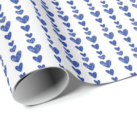 Minimalistischer Valentinstag Geschenkpapier (Rolleneckpunkt)