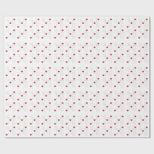 Minimalistischer Valentinstag Geschenkpapier (Flach)