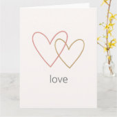 Minimalistischer Valentinstag Karte (Gelbe Blume)