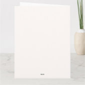 Minimalistischer Valentinstag Karte (Rückseite)