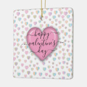 Minimalistischer Valentinstag Keramikornament (Links)