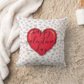 Minimalistischer Valentinstag Kissen (Decke)