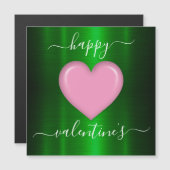 Minimalistischer Valentinstag Magnetkarte (Vorne/Hinten)