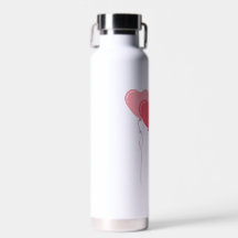 Minimalistischer Valentintagstext in Rosa