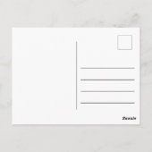 Minimalistischer Vatertag Foto Grußkarte Postkarte (Rückseite)