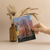 Minimalistischer vertikaler Vierer-Foto 2023-Absch Einladung