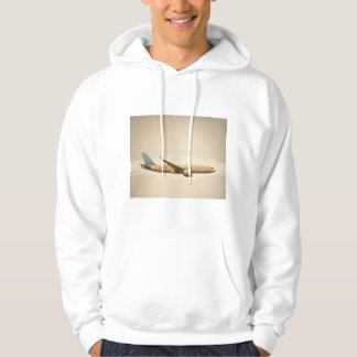 Minimalistischer Vintager Silhouette-Erde-Ton Hoodie