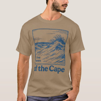 Minimalistischer Vintager Strand in den Dünen des  T-Shirt